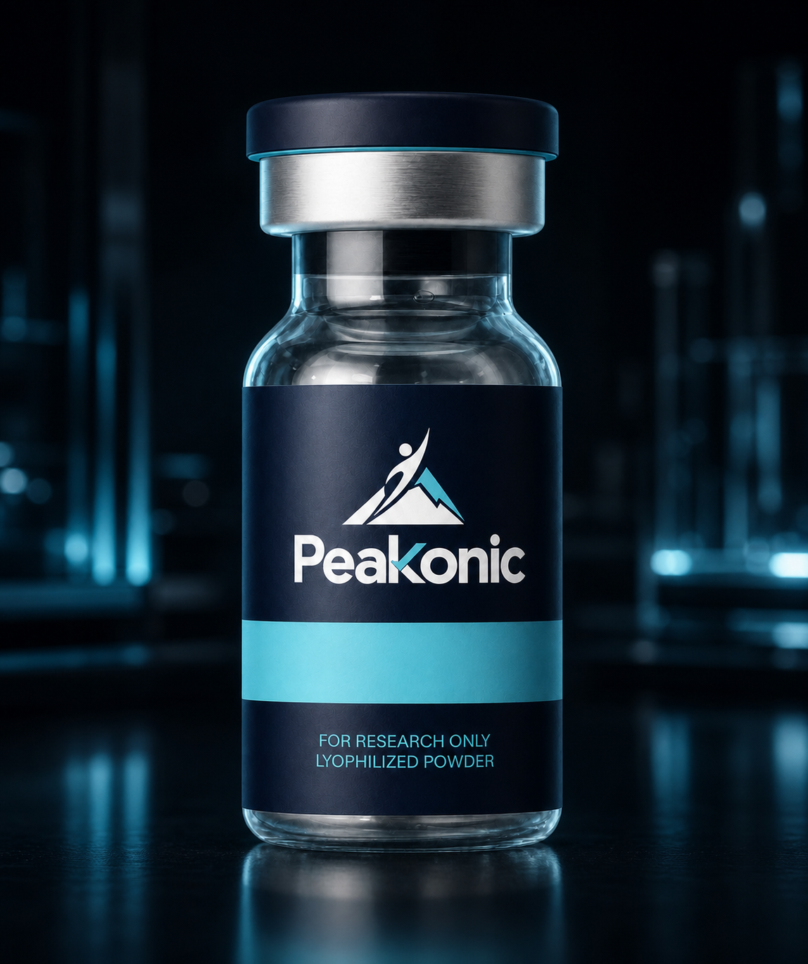 Peakonic research vial featuring Retatrutide